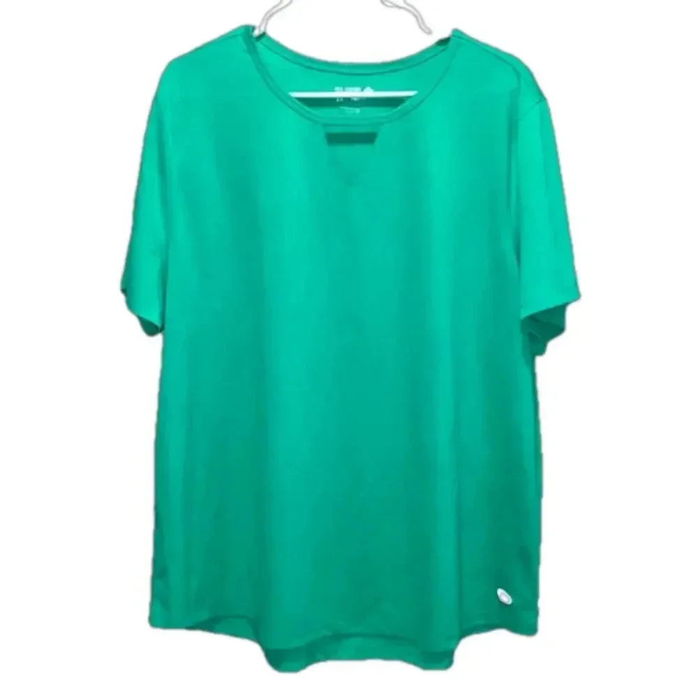 Reel Legends 2X Freeline tshirt short sleeved lightweight scoop neck 2X top